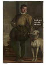 Funny Greeting Card – Dog Joke – I Think You Need a Shower - For Friend/Family created by QuipsOnCards