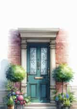 A beautifully elegant card for new homes - moving house - new house created by Ivory White Collection 