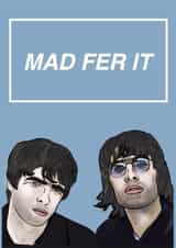 Fun Oasis themed celebration card for any occasion created by Georgie Farnfield