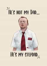 Funny Shaun of the Dead Stepdad card. created by GScribbles