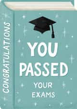 Classic Exams Card - You Passed - Book created by Silky Rose Design