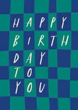 Classic Birthday Card - For Him - Happy Birthday To You created by Running with Scissors