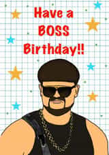 Funny Ibiza Final Boss Birthday Card created by Linda Loves It!