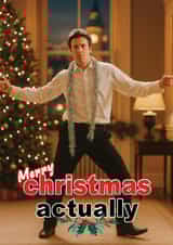 Funny Christmas Card - Love Actually - Hugh Grant created by ShortRound888