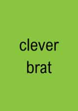 Funny Exams Card - Clever Brat - Charli XCX created by GawjusCards