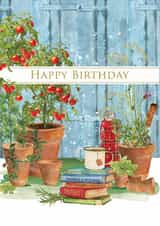 Traditional Birthday Card - Tomato Plants created by Nigel Quiney