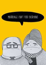 Cheeky Anniversary Card - Marriage Isn't For Everyone created by Aimee Herbert
