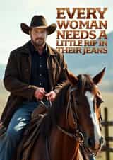 Funny Birthday Card- Rip Wheeler - Yellowstone created by Shower Thoughts