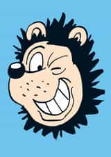 Fun Birthday Card - Gnasher - Beano created by Hype Associates