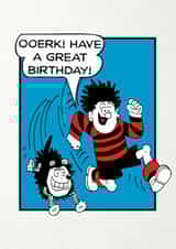Fun Birthday Card - Beano - Dennis The Menace - Great Birthday created by Hype Cards
