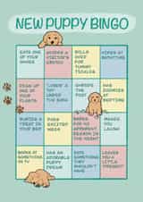 Cute new puppy card - New Puppy Bingo. created by Potful of Pixels