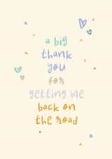 Classic Thank You Card - Getting Back On The Road - Breakdown created by Rebecca Prinn