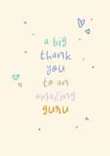 Classic Thank You Card - Amazing Guru - Buddhism created by Rebecca Prinn