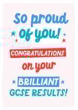 Classic Congratulations Card - GCSE Results created by Percy & Pearl