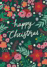 Pretty Christmas Card - Winter Flowers created by Jessie Maeve Studio