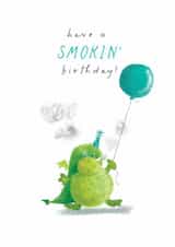 Cute Birthday Card - Dragon created by Pink Pig