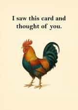 Funny Rude Birthday Card – Big Cock Illustration - Cheeky Adult Humour created by FUNTZ