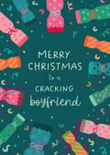 Classic Christmas Card - For Boyfriend - Cracker created by The Pattern Press