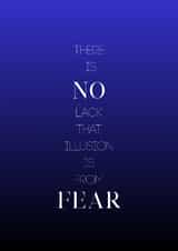 NO FEAR – Bold Empowerment & Encouragement Card created by Karin Sorkin