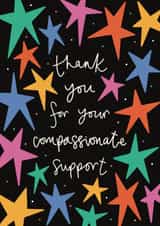 Heartfelt Thank You Card - Compassionate Support created by Muses & May