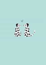 Cute Anniversary Card - Dalmatians created by Ta doodle dah