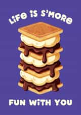 Cute Anniversary Card - S’mores created by Folio | Ian Owen