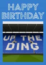 A Birthday Card for any Reading Football Club fan - Up the Ding! created by Up the Ding!