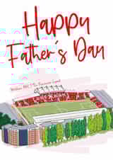 Football Father's Day Card - Wrexham - The Racecourse Ground created by Moo & Snip