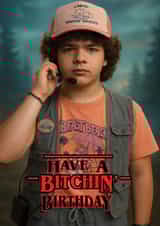 Funny Birthday Card - Dustin - Stranger Things created by ShortRound888