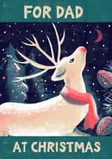 Classic Dad Stag Christmas Card created by Rocket68