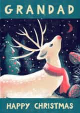 Classic Stag Grandad Christmas Card created by Rocket68