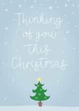 Thinking of you this Christmas created by Sweetpea Print Design