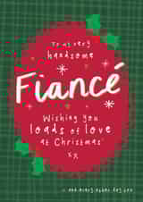 Heartfelt Christmas Card - For Fiancé - Wishing You Loads Of Love At Christmas created by Bow & Bell