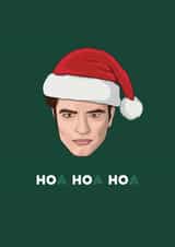 Funny Christmas Card – Edward Cullen – Hoa Hoa Hoa created by Bonne Nouvelle