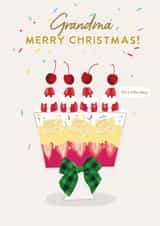Funny Christmas Card - For Grandma - Trifle Tipsy created by Holly Fox