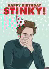 Funny Birthday Card - Happy Birthday Stinky! - Edward Cullen - Twilight created by LoveFromCo