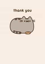 Cute Thank You Card - Pusheen - Cookie created by Hype Associates