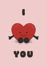 Cute Anniversary Card - Heart Jellycat created by Gards