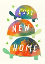 Cute New Home Card -Tortoise - Cosy New Home created by URGHH Card Co.