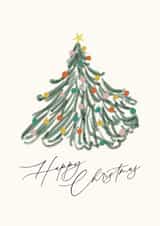 Classic Christmas Card - Vintage Tree created by Erika Firm