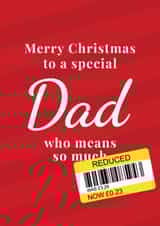 Funny Christmas Card - For Dad - Reduced Sticker created by The Cake Thief