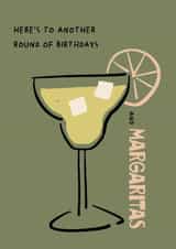 Classic Birthday Card - Another Year, Another Margarita created by Ms Sera Dillon