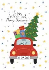Cute Christmas Card - Dad created by Rebecca Grantham