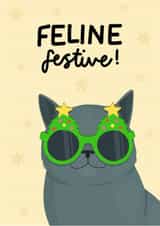 Feline Festive Christmas Card created by StudioLazy