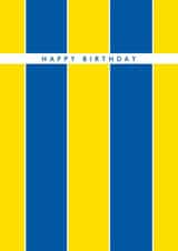 Classic Birthday Card - Football Fan - Leeds United created by Rebecca Prinn