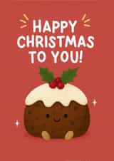 Cute Christmas Card - Jellycat - Pudding created by AcuteDesign