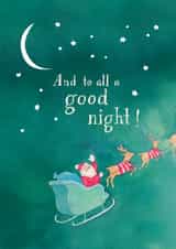 Classic Christmas Card - To All A Good Night created by Ohh Deer
