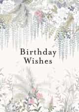 Pretty Birthday Card – Watercolour Florals created by Ohh Deer