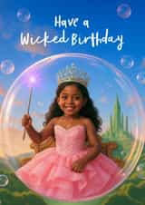 Cute Birthday Card - Glinda - Wicked created by Woody's Design