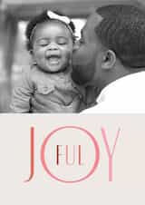 Personalised Christmas Photo Card created by lori wemple - Classic Christmas Card - Joyful